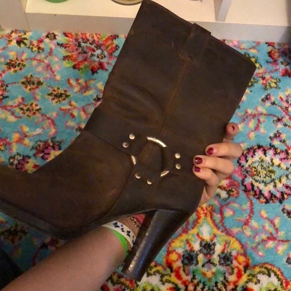 Michael Kors leather boot heels - Picture 2 of 2